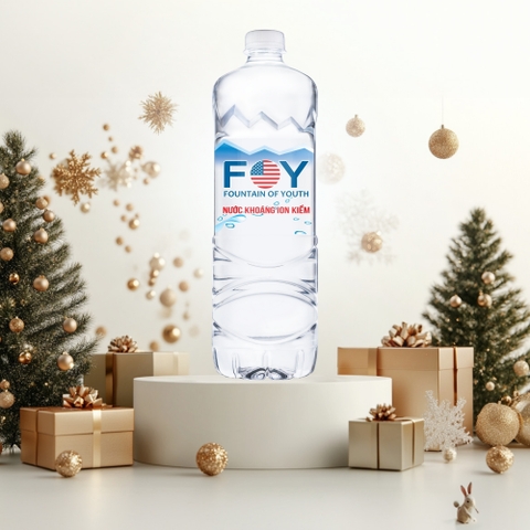 Nước Khoáng ION Kiềm 1.5L FOY (Thùng 12 chai)