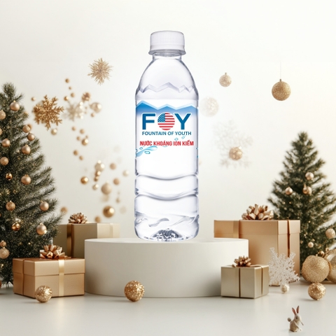 Nước Khoáng ION Kiềm 350ml FOY (Thùng 24 Chai)