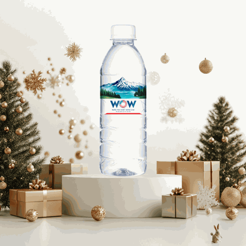 Thùng 24 chai WOW Nước Uống Tinh Khiết 350ML