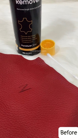 Xử lý vết mực trên da - Leather Stain Remover