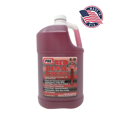 Dung dịch xử lý vết dầu mỡ trên động cơ - Red Devil Degreaser ( 3:1)