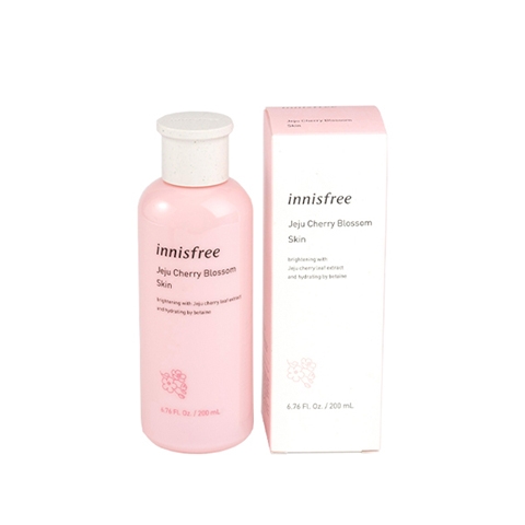 Nước cân bằng sáng da Toner Innisfree Jeju Cherry Blossom Skin