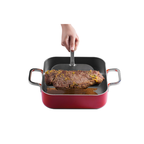 KHAY MÀU 3 LỚP BẾP XINH MÀU ĐỎ