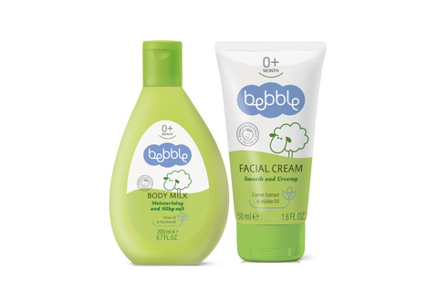 COMBO DƯỠNG ẨM - Kem dưỡng da Bebble Facial Cream + Sữa dưỡng thể Bebble Body Oil