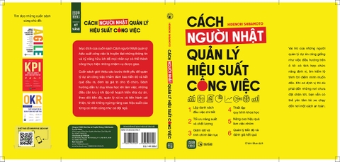 Sách Cách Người Nhật Quản Lý Hiệu Suất Công Việc -  Hidenori Shibamoto