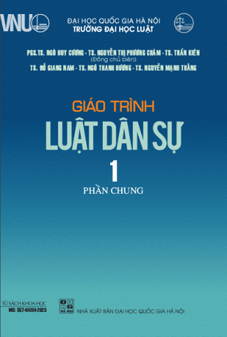 sách Giáo trình luật dân sự 1 (phần chung) -  Ngô Huy Cương  Nguyễn Thị Phương Châm   TS. Trần Kiên  