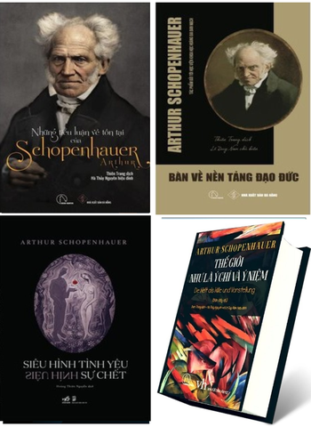 Combo (4 Cuốn Sách) Bàn Về Nền Tảng Đạo Đức - Những Tiểu Luận Về Tồn Tại Của Athur Schopenhauer - Siêu Hình Tình Yêu - Siêu Hình Sự Chết - Thế Giới Như Là Ý Chí Và Ý Niệm - Arthur Schopenhauer
