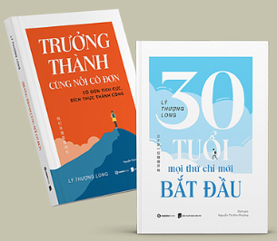 Bộ Sách- Lý Thượng Long -  Trưởng thành cùng nỗi cô đơn +30 tuổi - mọi thứ chỉ mới bắt đầu (2 cuốn)