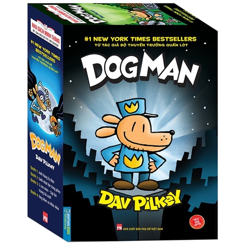 Boxset Dog Man Trọn Bộ ( Bộ 4 Tập) của tác giả Dav Pilkey