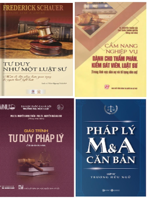 Combo (4 Cuốn Sách) Giáo trình tư duy pháp lý - Cẩm nang nghiệp vụ dành cho thẩm phán, kiếm sát viên, luật sư - Tư duy như một luật sư - Pháp lý M&A căn bản