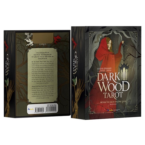 Sách Boxset Dark Wood Tarot Việt Hóa (Bộ Bài + Sách Hướng Dẫn) - Abigail Larson, Sasha Graham