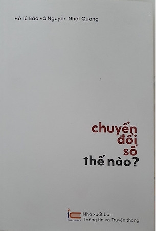sách Chuyển Đổi Số thế Nào? - Hồ Tú Và nguyễn Nhật quang