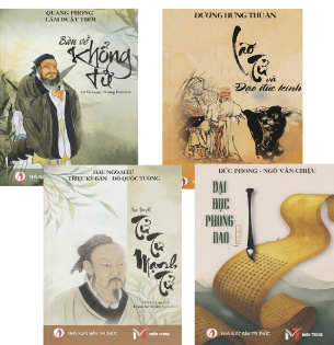 Combo (4 Cuốn sách) Đại Học Phong Dao + Bàn Về Khổng Tử + Lão Tử Và Đạo Đức Kinh + Học thuyết Tử Tư - Mạnh Tử