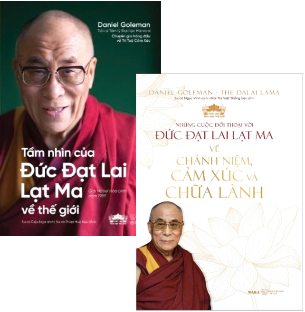Combo (2 Cuốn Sách) Tầm Nhìn Của Đức Đạt Lai Lạt Ma Về Thế Giới + Những Cuộc Đối Thoại Với Đức Đạt Lai Lạt Ma Về Chánh Niệm, Cảm Xúc Và Chữa Lành (Daniel Goleman)