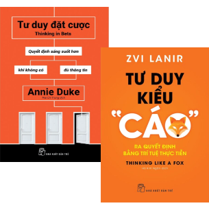 Combo (2 Cuốn sách) Tư Duy Đặt Cược + Tư Duy Kiểu Cáo