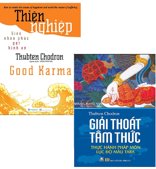 Combo (2 Cuốn Sách) Thiện Nghiệp + Giải Thoát Tâm Thức (Thubten Chodron)