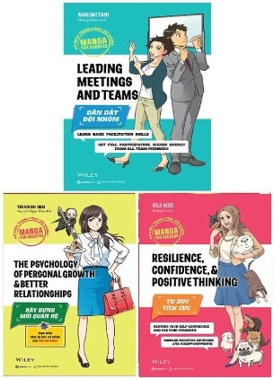 Sách Manga for Success - Dẫn dắt đội nhóm - Tư duy tích cực - Xây dựng mối quan hệ (Bìa mềm) - Bộ 3 cuốn của tác giả Masumi Tani, Toshinori Iwai, Koji Kuze