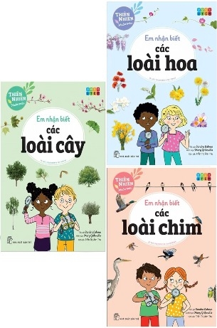 Combo Sách Thiên Nhiên Muôn Màu - STEM - Em Nhận Biết Các Loài Hoa, Loài Cây, Loài Chim - Sandra Lebrun, Mary Gribouille