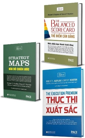 Combo Sách Thẻ Điểm Cân Bằng - Bản Đồ Chiến Lược - Thực Thi Xuất Sắc  (Bộ 3 cuốn) - Robert S. Kaplan, David P. Norton