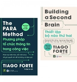 Combo (2 Cuốn Sách) The PARA Method - (Phương Pháp Tổ Chức Thông Tin Trong Công Việc)  - Buiding A Second Brain - (Thiết Lập Bộ Não Thứ Hai) - Tiago Forte