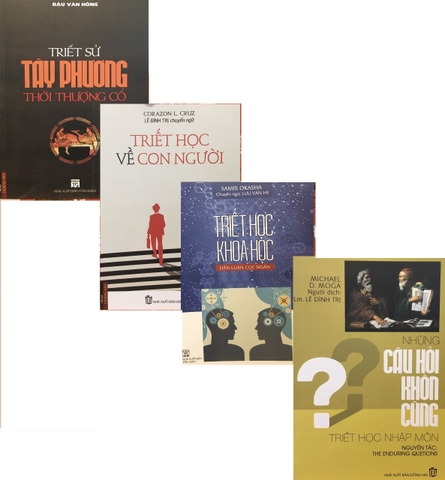 combo 4 Cuốn: Triết Sử Tây phương Thời Thượng Cổ + Triết Học Con Người + Triết Học Khoa Học + Những Câu Hỏi Khôn Cùng - Triết Học Nhập Môn  