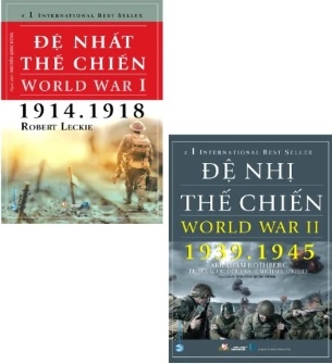Combo (2 Cuốn Sách) Đệ Nhất Thế Chiến - World War I (1914-1918) + Đệ Nhị Thế Chiến - World War II (1939-1945) của tác giả  Robert Leckie,  Abraham Rothberg