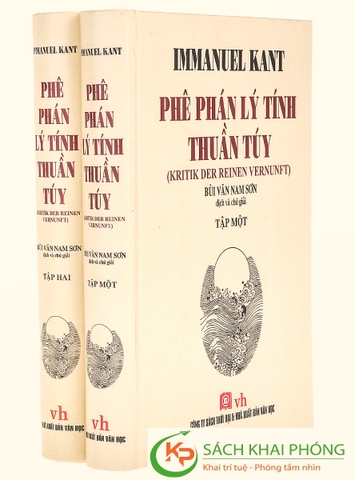 Sách Phê Phán Lý Tính Thuần Túy (Trọn Bộ 2 Tập) - Bìa Cứng - Immanuel Kant