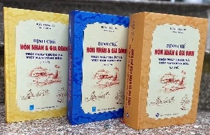 Bộ Sách Định chế Hôn nhân và Gia đình Thời Pháp thuộc và Việt Nam Cộng Hòa - Bìa Cứng ( Bộ 3 Quyển)