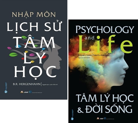  Combo (2 Cuốn Sách) Nhập Môn Lịch Sử Tâm Lý Học  - Tâm Lý Học Và Đời Sống - (Bìa Cứng)  của nhiều tác giả