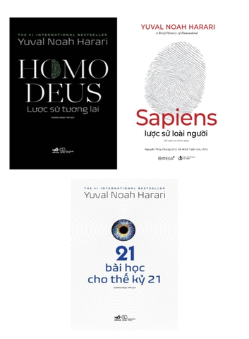 Combo Sách (Sapiens) Lược Sử Loài Người - (Homo Deus) Lược Sử Tương Lai -  21 Bài Học Cho Thế Kỷ 21 (Bộ 3 Cuốn)