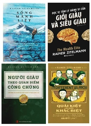 Combo (4 Cuốn Sách) Người Giàu Theo Quan Điểm Công Chúng - Quái Kiệt Làm Điều Khác Biệt - Đọc Vị Tâm Lý Hành Vi Của Giới Giàu Và Siêu Giàu - Sống Mãnh Liệt - Rainer Zitelmann