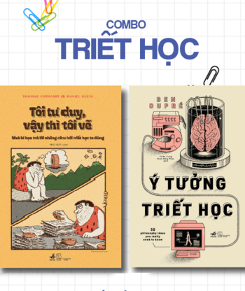 Combo sách Triết Học: Tôi Tư Duy Vậy Thì Tôi Vẽ - 50 Ý Tưởng Triết Học (2 cuốn)