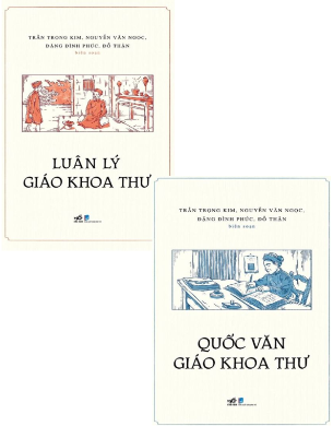 Combo (2 cuốn sách) Quốc Văn Giáo Khoa Thư - Luân Lý Giáo Khoa Thư - Trần Trọng Kim, Nguyễn Văn Ngọc, Đặng Đình Phúc