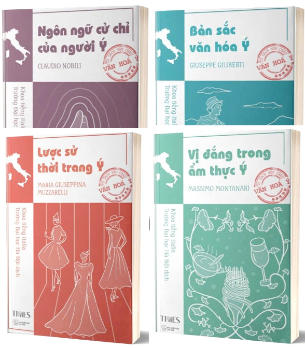 Combo (4 cuốn sách) Ngôn Ngữ Cử Chỉ Của Người Ý - Bản Sắc Văn Hóa Ý - Lược Sử Thời Trang Ý -  Vị Đắng Trong Ẩm Thực Ý ( Bộ 4 cuốn) - Nhiều tác giả