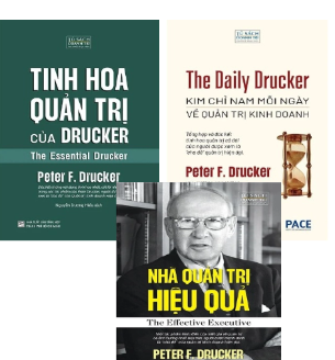 Combo (3 Cuốn sách) Tinh Hoa Quản Trị Của Drucker - The Daily Drucker - Kim Chỉ Nam Mỗi Ngày Về Quản Trị Kinh Doanh - Nhà Quản Trị Hiệu Quả (Peter F. Drucker)