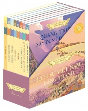 Boxset Lịch Sử Việt Nam Bằng Tranh - Bản Màu - Phần 3 - Bìa Cứng (Hộp 8 Cuốn)