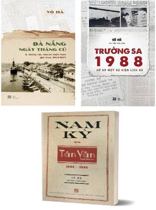 Combo sách Nam Kỳ Qua Tân Văn Tuần Báo (1934-1936) - Đà Nẵng Ngày Tháng Cũ - Trường Sa 1988 - Hồ Sơ Một Sự Kiên Lịch Sử (Bộ 3 cuốn) - Võ Hà