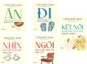 Bộ (5 Cuốn Sách) Đi Sao Cho Vững Vàng - Ăn Sao Cho Ngon Lành - Ngồi Sao Cho Yên Ổn - Kết Nối Sao Để Thấy Ta Là Nhau - Nhìn Sao Để Thấy Rõ (Thích Nhất Hạnh)