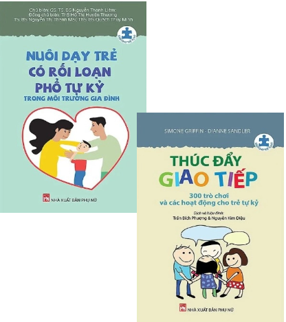 Combo (2 cuốn sách) Nuôi Dạy Trẻ Có Rối Loạn Phổ Tự Kỷ Trong Môi Trường Gia Đình - Thúc Đẩy Giao Tiếp (300 Trò Chơi Và Các Hoạt Động Cho Trẻ Tự Kỷ) của nhiều tác giả