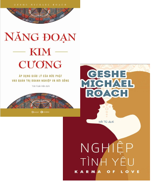 Combo (2 Cuốn Sách) Nghiệp Tình Yêu + Năng Đoạn Kim Cương (Geshe Michael Roach)