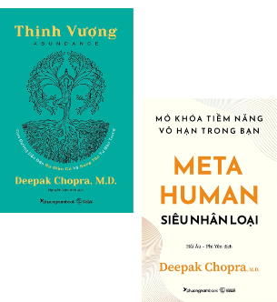 Combo (2 Cuốn Sách) Thịnh Vượng - Abundance + Siêu Nhân Loại - Mở Khóa Tiềm Năng Vô Hạn Trong Bạn (Deepak Chopra)