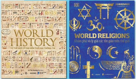 Sách Combo Lịch Sử Và Tôn Giáo Thế Giới - Bìa cứng (2 cuốn)