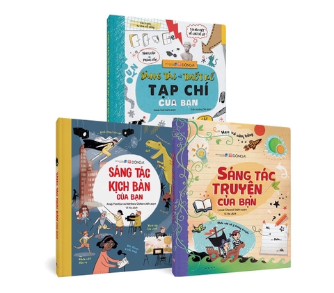 Combo sách: Sáng Tác Kịch Bản Của Bạn + Sáng Tác Truyện Của Bạn + Sáng Tác Và Thiết Kế Tạp Chí Của Bạn (Bộ 3 cuốn)
