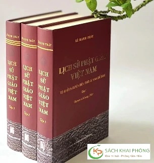 Sách Lịch Sử Phật Giáo Việt Nam - (Bìa Cứng) - Trọn Bộ 3 Tập của tác giả Lê Mạnh Thát