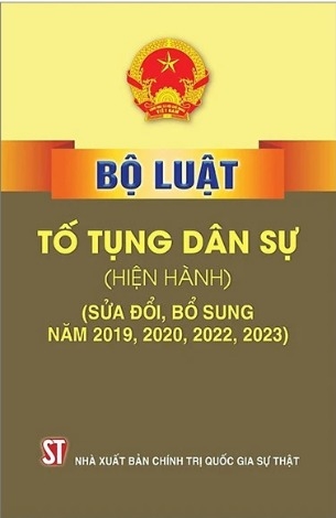 Sách Bộ Luật Tố Tụng Dân Sự (Hiện Hành) (Sửa Đổi, Bổ Sung Năm 2019, 2020, 2022, 2023) của tác giả Quốc Hội