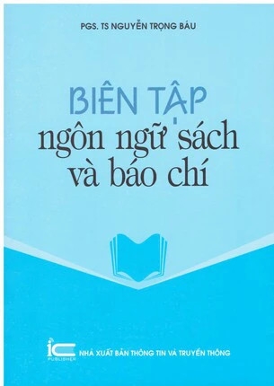 sách Biên Tập Ngôn Ngữ Sách Và Báo Chí - Nguyễn Trọng Báu