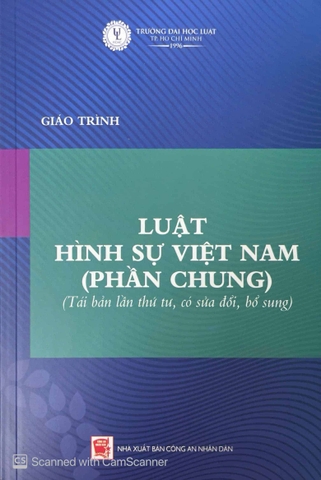 Sách Giáo trình Luật hình sự Việt Nam HCM của Phần chung (tái bản) - Đại học Luật TP. HCM