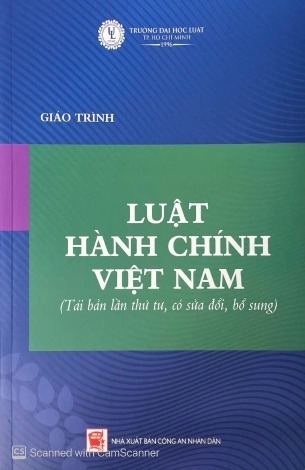 Sách Giáo trình Luật hành chính Việt Nam (Tái bản lần 4) Đại Học Luật HCM