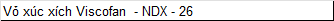 Vỏ xúc xích Viscofan  - NDX - 26