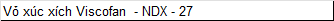 Vỏ xúc xích Viscofan  - NDX - 27